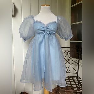 Altar’d State Cinderella Blue Mini Dress